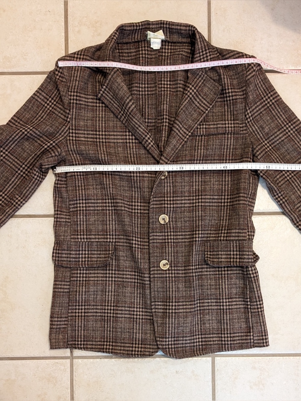 2009 Vintage Official Doctor Who Tweed Costume Blazer 11th Doctor Elbow Patch - Picture 6 of 11